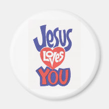 Magnet de JESUS-LOVES-YOU Magnets
