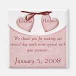 Magnet Elegant Wedding Favour- Personalize it!