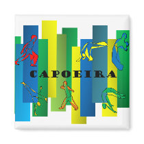 magnet fridge capoeira martial arts axe