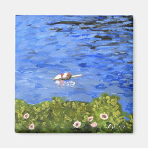 Magnet: Harbour Buoy painting