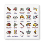 Magnet: Mixtec day symbols