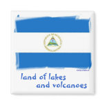 magnet - Nicaraguan flag