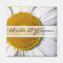 Magnet ou personnaliser de mariage de marguerite p aimant