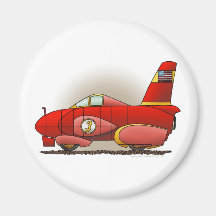 Magnet rouge de voiture de vitesse de terre aimant