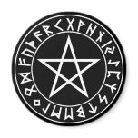 magnet Rune Pentacle on Blk