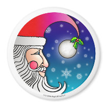 Magnet - Santa Claus Moon