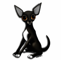 Magnet Sculpture - Squeek the Chihuahua Photo Sculptures