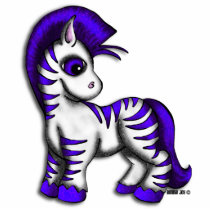 Magnet Sculpture - Zoe Zebra Photo Cut Outs