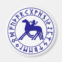 magnet Sleipnir Shield Blue