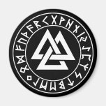 magnet Tri-Triangle Rune Shield on Blk