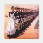 MAGNET VINTAGE ADVERTISING WATSON'S MAIDS IN A ROW