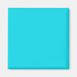 Magnet with Aqua Blue Background