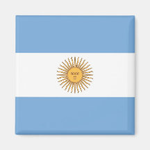 Magnet with Flag of Argentina