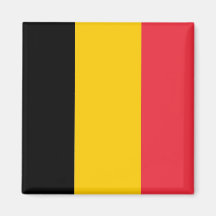 Magnet with Flag of Belgium
