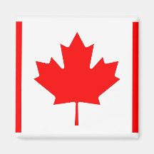 Magnet with Flag of Canada