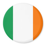 Magnet with Flag of Ireland