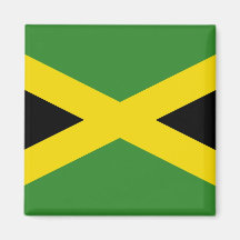 Magnet with Flag of Jamaica
