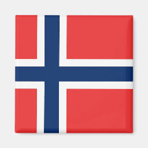 Magnet with Flag of Norway