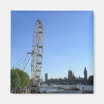 Magnet with London Eye Ferris Wheel
