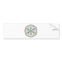 Magnetic Energy Mandala Bumper Stickers