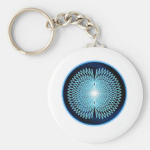 Magnetic Field Crop Circle Key Chain