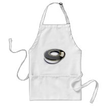 Magnetic tape reel aprons