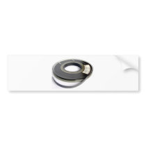 Magnetic tape reel bumper sticker