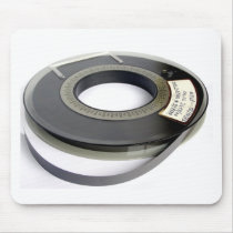 Magnetic tape reel mousepads