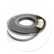 Magnetic tape reel round sticker