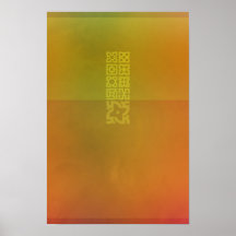 Magnétisme abstrait 02 affiche