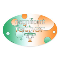 Magnificent Father Ireland Flag Colours Pop Art