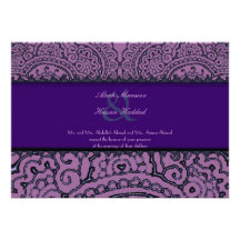 Magnificent Mehndi Mandalas (Purple) (Wedding) Invites