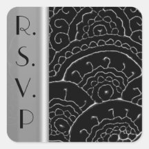 Magnificent Mehndi Mandalas Square Sticker