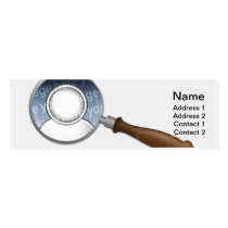 Magnifier business cards