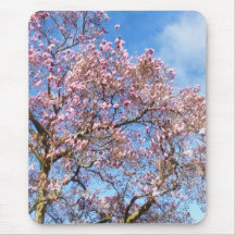 Magnolia Against the Sky Mousepads