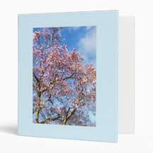 Magnolia Against the Sky Vinyl Binder