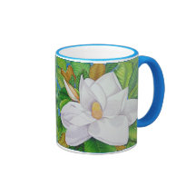 Magnolia Blossom Coffee Mugs