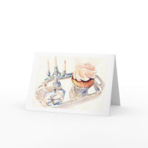 Magnolia Cupcake Greeting Card