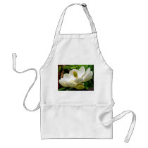 Magnolia Flower Close Up Apron