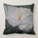 magnolia flower tree picture painting pillow
