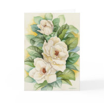 Magnolia Flower Watercolor Art - Multi Cards
