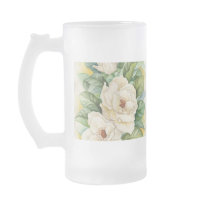 Magnolia Flower Watercolor Art - Multi Coffee Mug