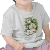 Magnolia Flower Watercolor Art - Multi Shirt