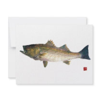 Magnolia Striped Bass Invitation