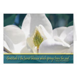 Magnolia Thank You Card
