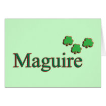 Maguire Family Cards