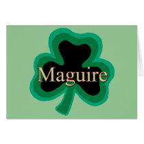 Maguire Family Greeting Card
