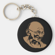 Mahatma Gandhi Portrait Keychain