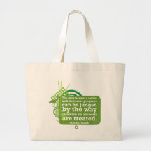 Mahatma Gandhi Quote Canvas Bags