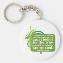 Mahatma Gandhi Quote Key Chains